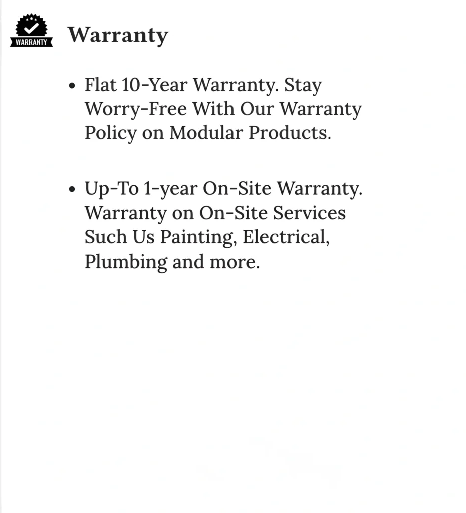warranty
