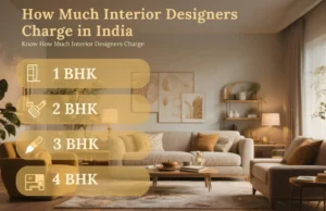 How much interior designer charge in india