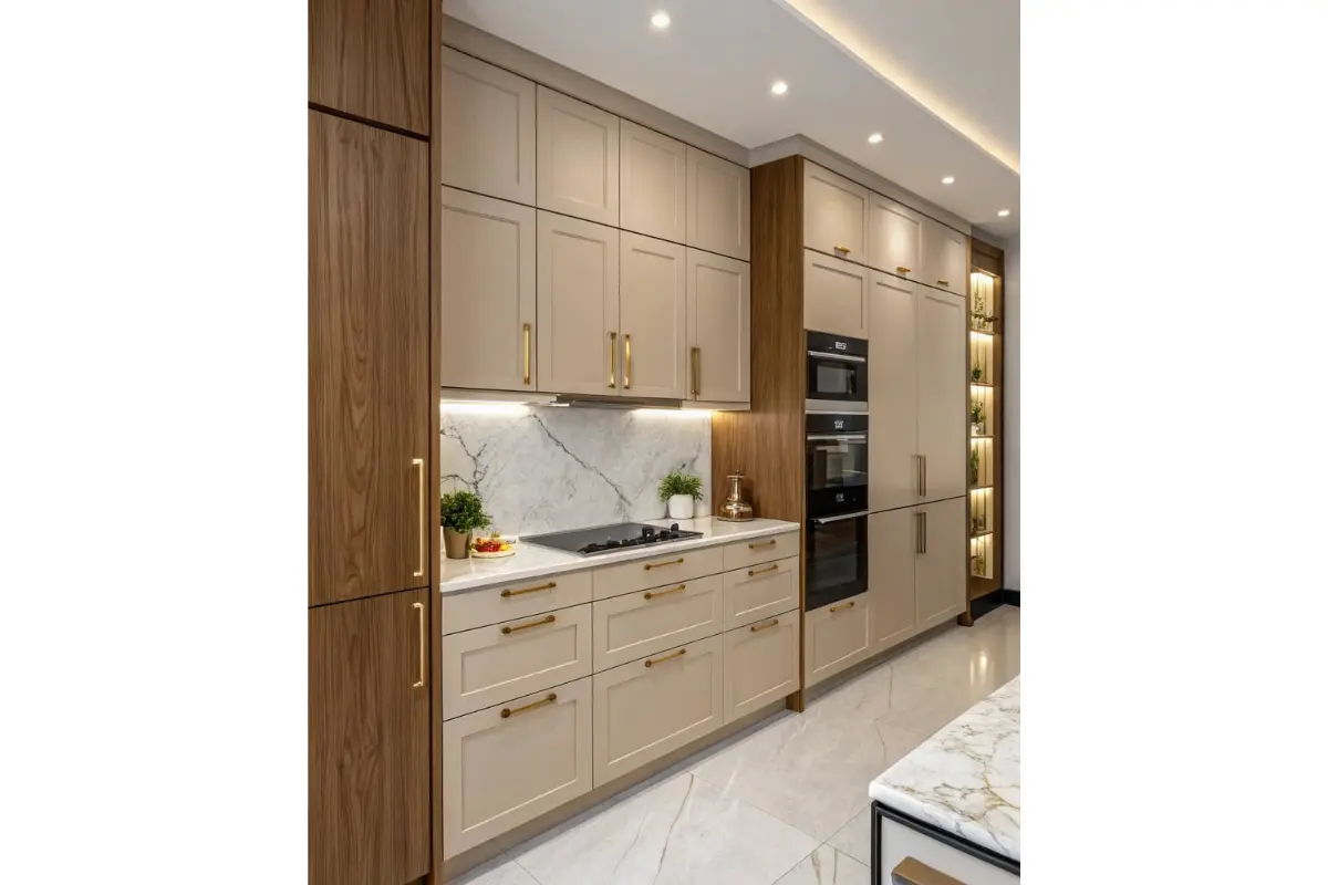 Gold + Beige Colour Combination