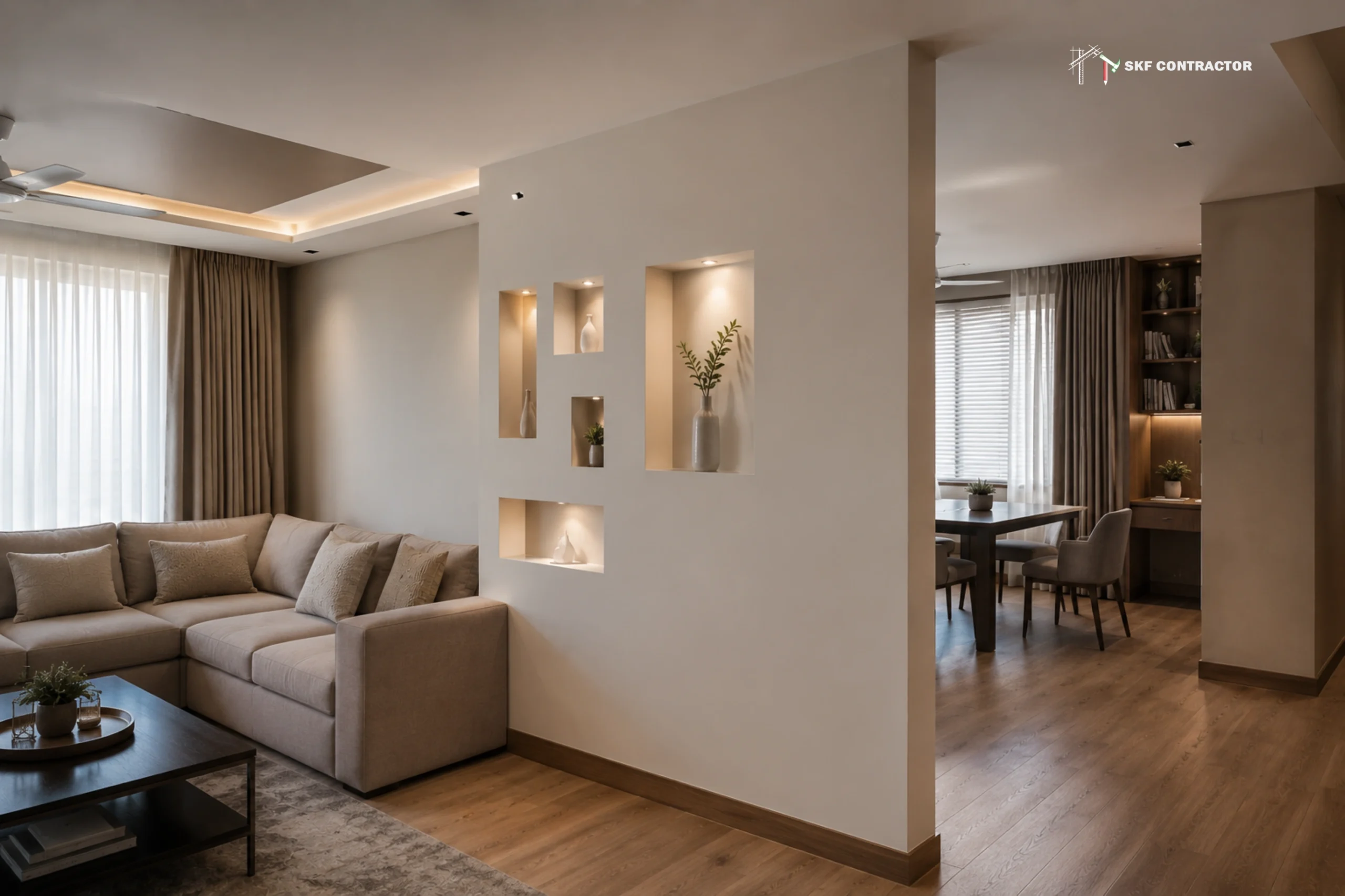 Gypsum Partition Walls