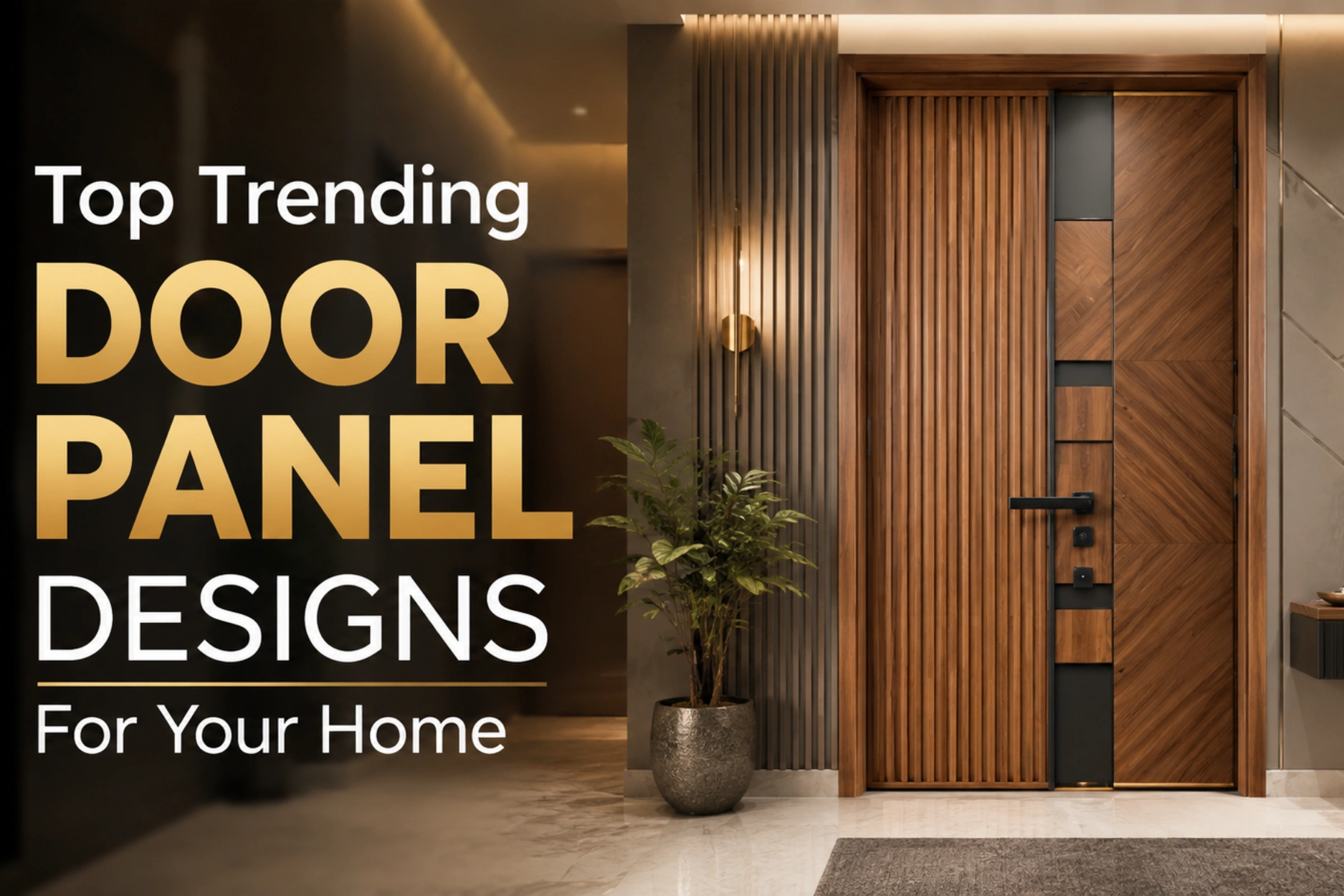 Top Trending Door Panel Designs For Your Home In 2026