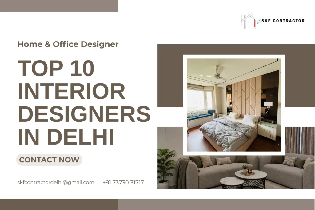 Top 10 Interior Designers In Delhi (2026) | Compare & Hire