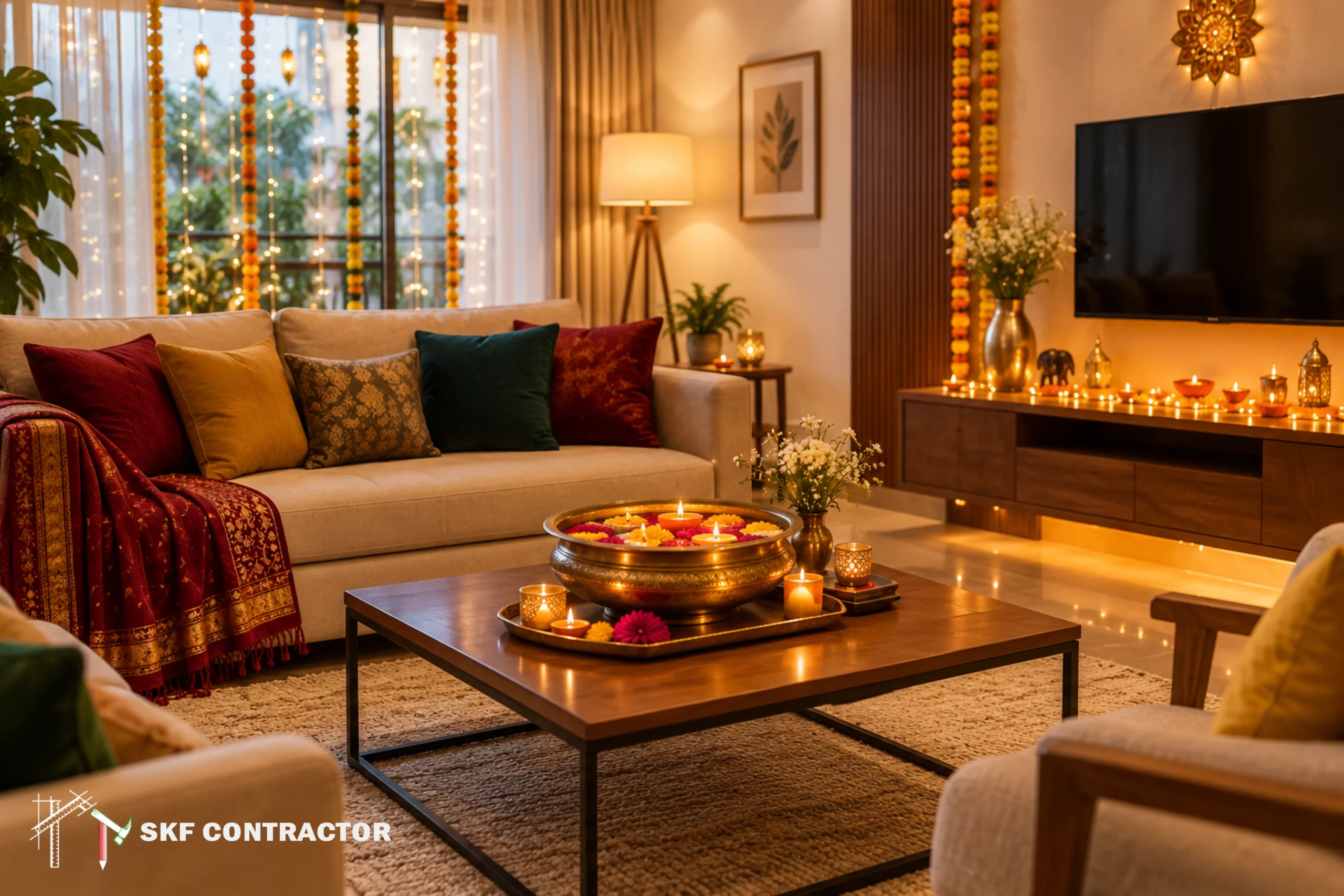Diwali Decoration Ideas for Living Room